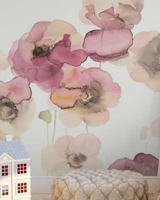 Delicate Poppies Wallpaper