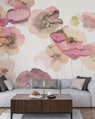 Delicate Poppies Wallpaper