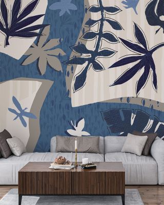 Desert Flair Blue River Wallpaper
