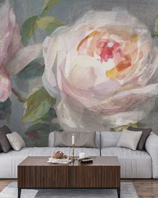 Dream Rose Floral Elegance Wallpaper for Bedrooms and Living Areas
