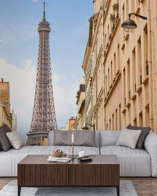 Eiffel Tower in Paris from Invalides Wallpaper for Romantic Interiors