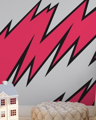 Electric Thunder Wallpaper for Dynamic and Energetic Interiors