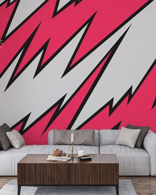 Electric Thunder Wallpaper for Dynamic and Energetic Interiors