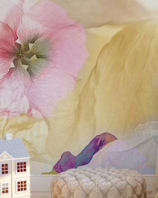 Ethereal Garden Wallpaper for Serene Living Spaces
