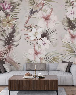 Exotic Vibes Wallpaper for Tropical Interiors