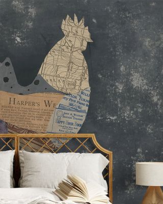 From the Butcher Dark I Wallpaper for Rustic Charm