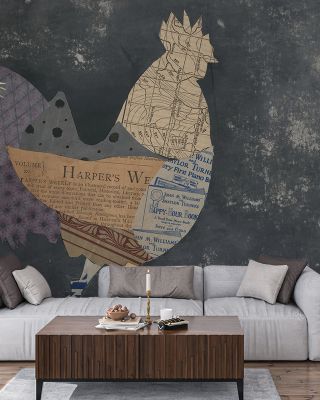 From the Butcher Dark I Wallpaper for Rustic Charm