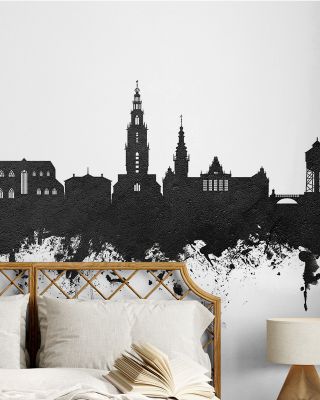 Groningen The Netherlands Skyline Wallpaper Mural