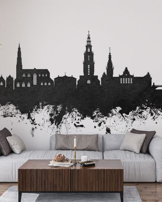 Groningen The Netherlands Skyline Wallpaper Mural