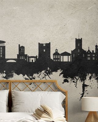 Guildford England Skyline Concrete Wallpaper