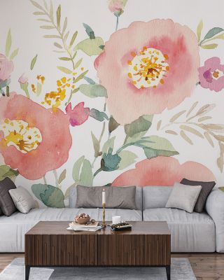 Jewels Florals Wallpaper for Elegant Spaces