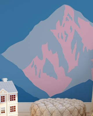 K2 Illustration Wallpaper for Adventure Decor