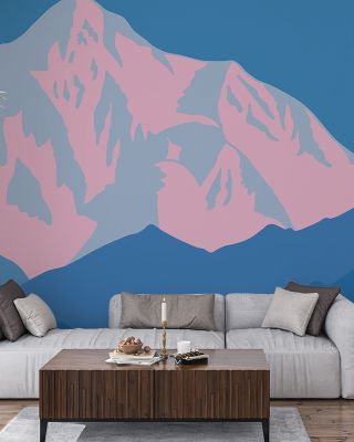 K2 Illustration Wallpaper for Adventure Decor