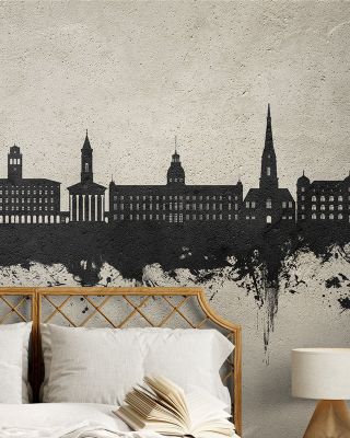 Karlsruhe Germany Skyline Concrete Wallpaper