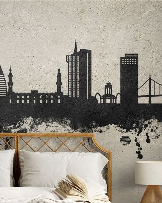 Khartoum Sudan Skyline Concrete Wallpaper
