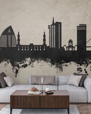 Khartoum Sudan Skyline Concrete Wallpaper