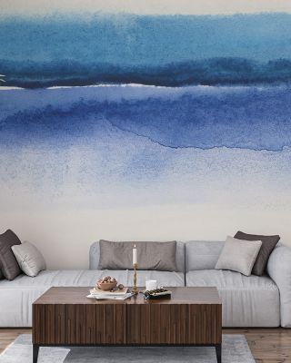 Liquid Horizon Wallpaper for Serene Spaces