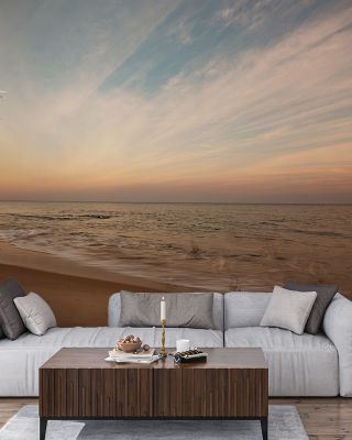 Marthas Vineyard Beach II Wallpaper for Coastal Spaces