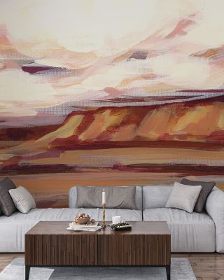 Mauve Mesa I Wallpaper for Artistic Spaces
