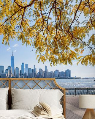 NYC Autumn Thoughts Wallpaper for Urban Spaces