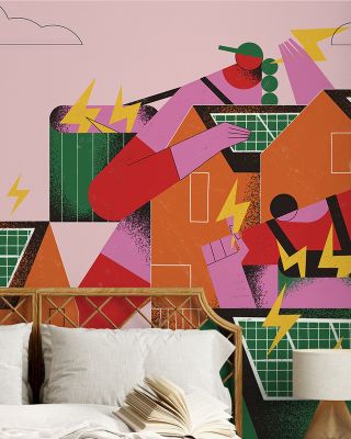No Sunblock Wallpaper for Artistic Spaces