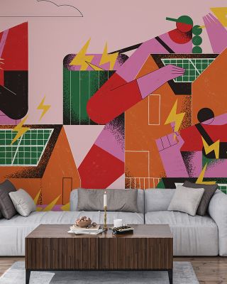 No Sunblock Wallpaper for Artistic Spaces