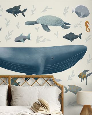 Ocean Life Wallpaper for Coastal Themes