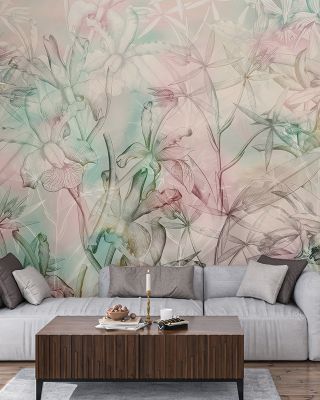 Orchid Mirage in Pink and Blue