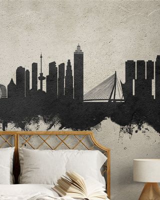 Rotterdam The Netherlands Skyline Concrete