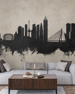 Rotterdam The Netherlands Skyline Concrete