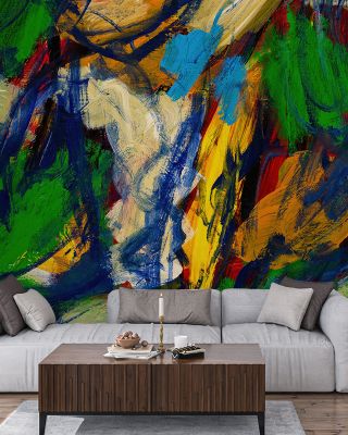 Colorful Strokes in Dark