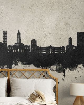Toulouse France Skyline Concrete