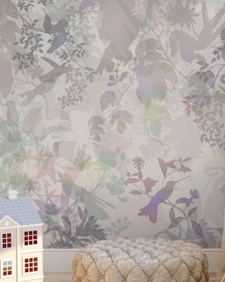 Watermark Birds Wallpaper Mural