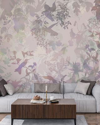 Watermark Birds Wallpaper Mural