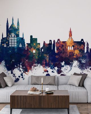 Winchester England Skyline Blue & Bronze