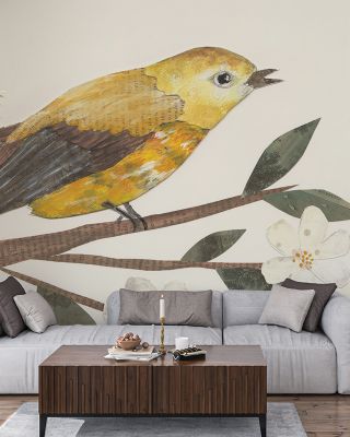 Yellow Paper Bird