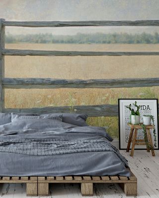 Edge Of The Field Scenic Wallpaper