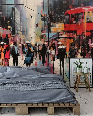 Hello Oxford Street Urban Wallpaper