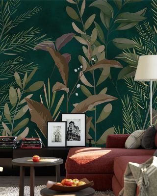 Nordic Summer Ornament Scandinavian Wallpaper