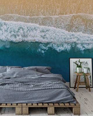 Ocean Swells Coastal Wallpaper
