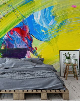 Provence Valley Scenic Wallpaper Mural