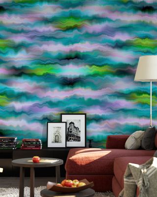 Tie Dye Waves, Electric Abstract Wallpaper