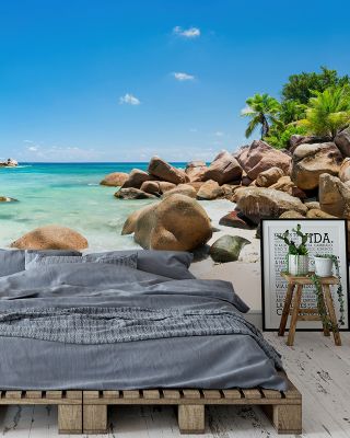 Tropical Vibes Lush Foliage Wallpaper