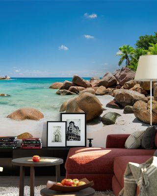 Tropical Vibes Lush Foliage Wallpaper