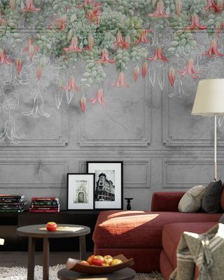 Upside Down World Playful Wallpaper