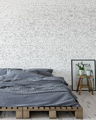 Vertical Distressed Dots Modern Wallpaper