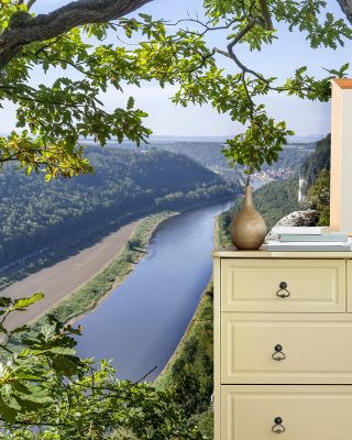 Elbe River Scenic Wall Art