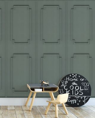 Faux Wall Panel Moulding, Sage