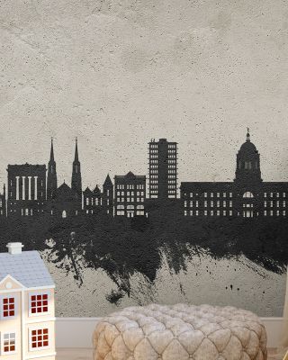Fort Wayne Indiana Skyline Concrete
