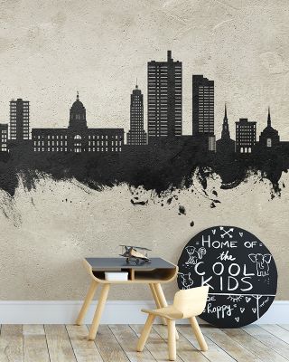 Fort Wayne Indiana Skyline Concrete